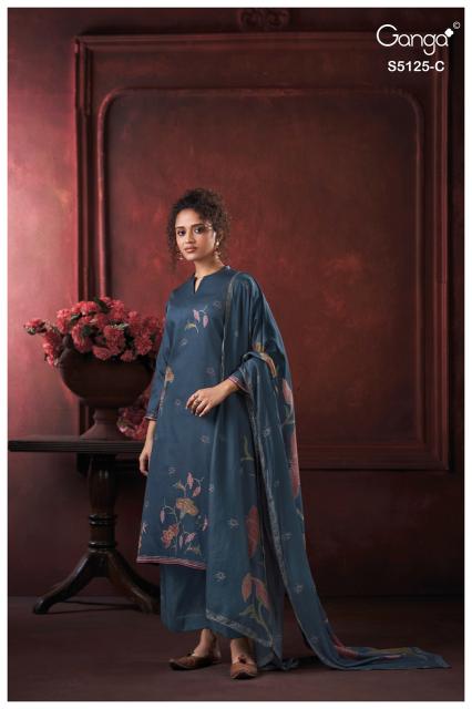 Ganga karina 5125 surat dress material wholesale market address